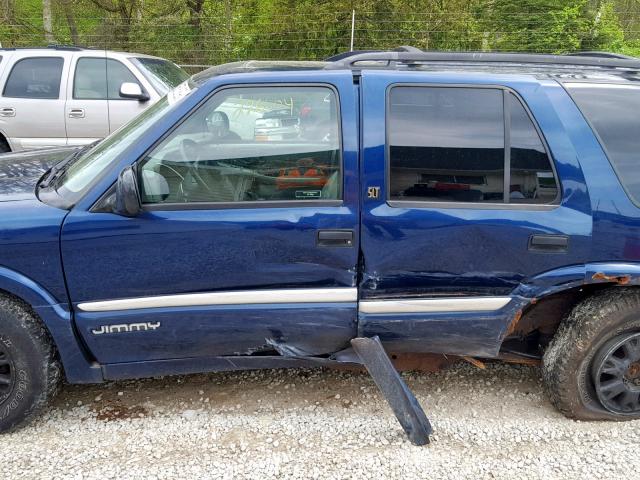 1GKDT13WXW2566862 - 1998 GMC JIMMY BLUE photo 9