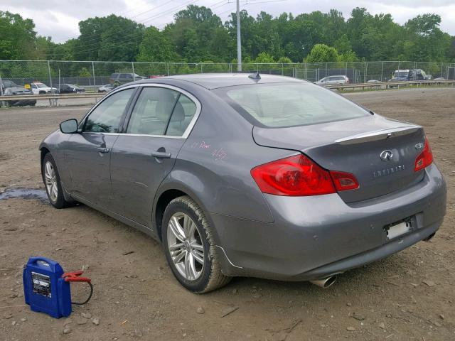 JN1CV6AR4BM410071 - 2011 INFINITI G37 CHARCOAL photo 3