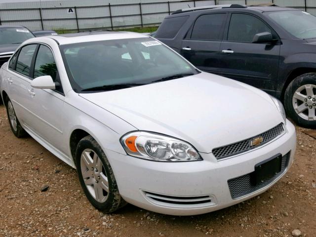 2G1WB5E32E1154959 - 2014 CHEVROLET IMPALA LIM WHITE photo 2