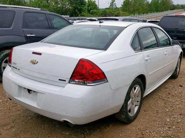 2G1WB5E32E1154959 - 2014 CHEVROLET IMPALA LIM WHITE photo 4