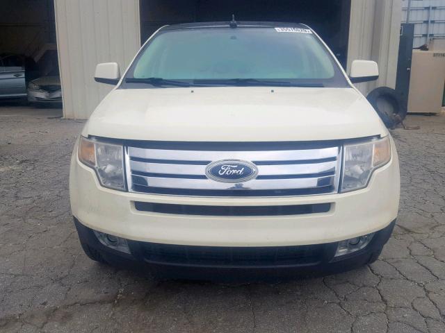 2FMDK49C07BB11250 - 2007 FORD EDGE SEL P CREAM photo 9