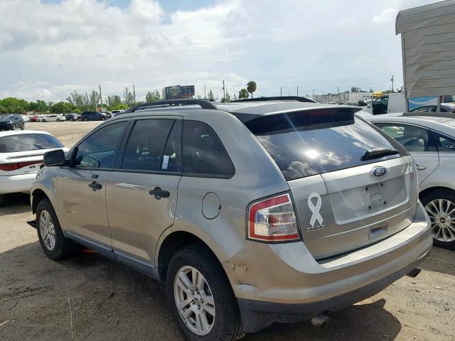 2FMDK36C08BB46337 - 2008 FORD EDGE SE GRAY photo 3