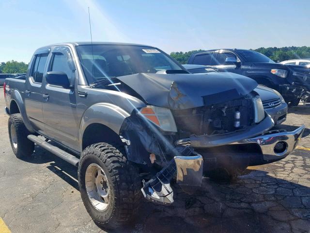 1N6AD07W95C415260 - 2005 NISSAN FRONTIER C GRAY photo 1