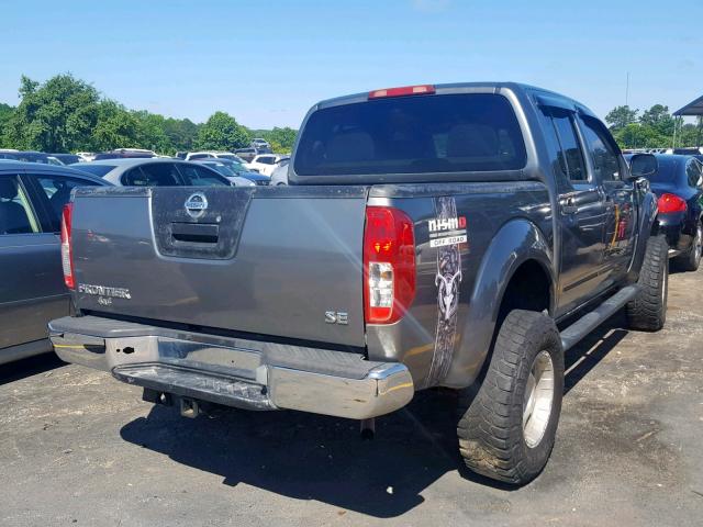 1N6AD07W95C415260 - 2005 NISSAN FRONTIER C GRAY photo 4