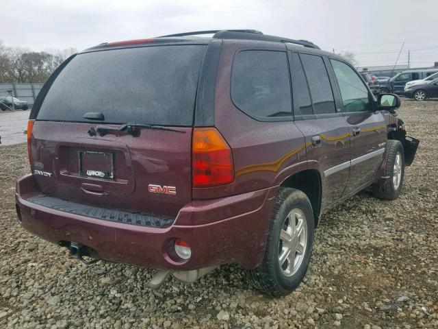 1GKDT13S762275961 - 2006 GMC ENVOY RED photo 4