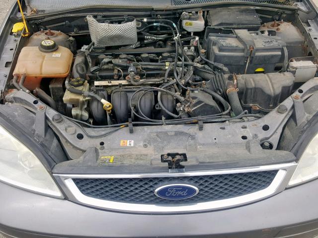 1FAFP34N27W340647 - 2007 FORD FOCUS ZX4 GRAY photo 7