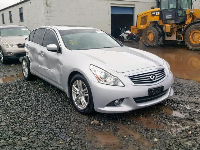 JN1CV6AR4DM768807 - 2013 INFINITI G37 SILVER photo 1