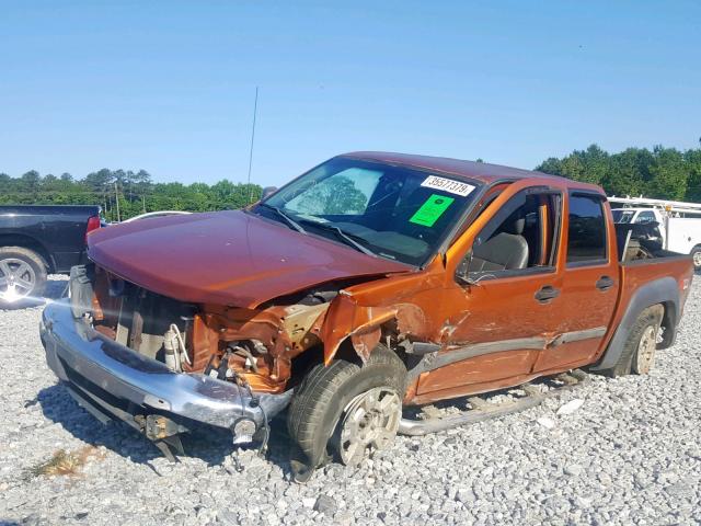 1GCDT136048172468 - 2004 CHEVROLET COLORADO ORANGE photo 10