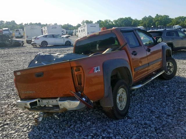 1GCDT136048172468 - 2004 CHEVROLET COLORADO ORANGE photo 4