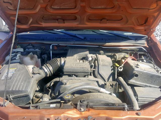 1GCDT136048172468 - 2004 CHEVROLET COLORADO ORANGE photo 7