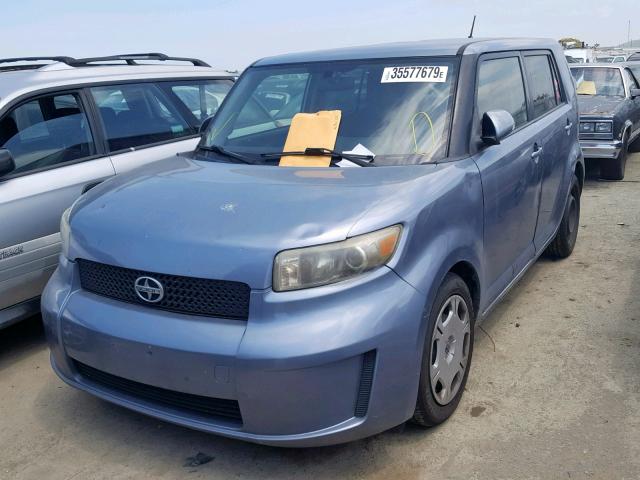 JTLKE50E291069545 - 2009 TOYOTA SCION BLUE photo 2