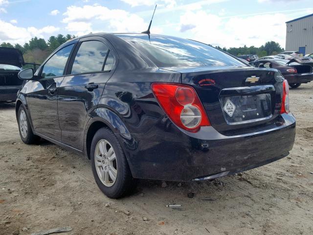 1G1JA5SH0C4125104 - 2012 CHEVROLET SONIC LS BLACK photo 3