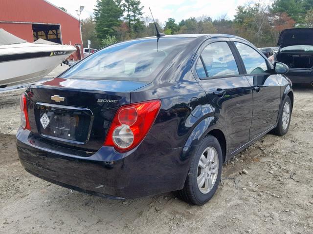 1G1JA5SH0C4125104 - 2012 CHEVROLET SONIC LS BLACK photo 4