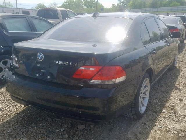 WBAHN83557DT74842 - 2007 BMW 750 BLACK photo 4