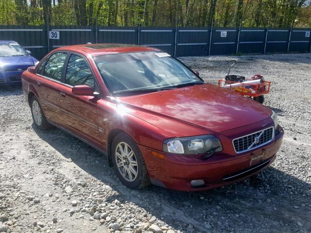 YV1TH592651405220 - 2005 VOLVO S80 2.5T RED photo 1