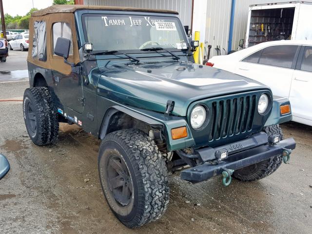 1J4FY29P2VP420205 - 1997 JEEP WRANGLER / GREEN photo 1