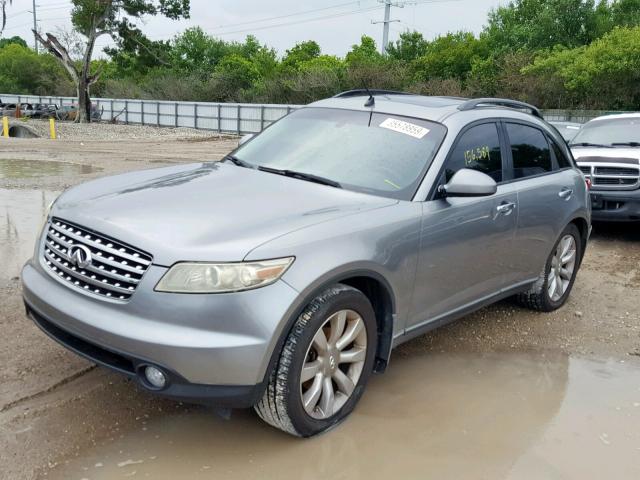 JNRBS08W03X400339 - 2003 INFINITI FX45 SILVER photo 2