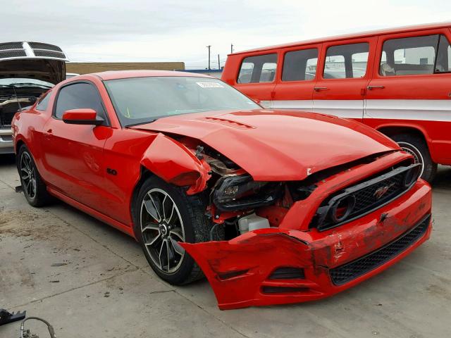 1ZVBP8CF2D5284837 - 2013 FORD MUSTANG GT RED photo 1