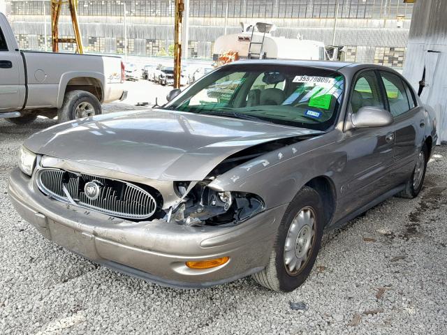 1G4HR54K32U202033 - 2002 BUICK LESABRE LI GOLD photo 2