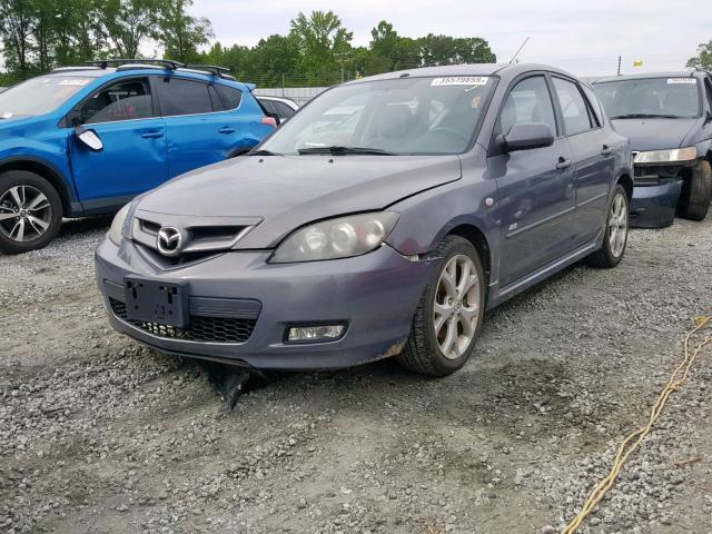 JM1BK143571764735 - 2007 MAZDA 3 HATCHBAC GRAY photo 2