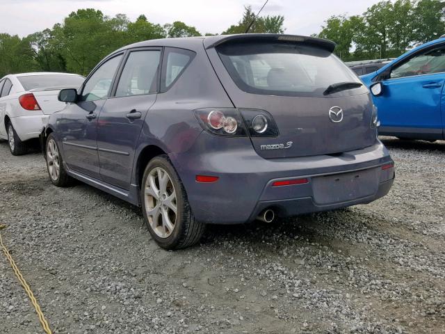 JM1BK143571764735 - 2007 MAZDA 3 HATCHBAC GRAY photo 3