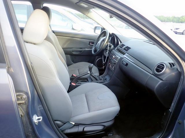 JM1BK143571764735 - 2007 MAZDA 3 HATCHBAC GRAY photo 5