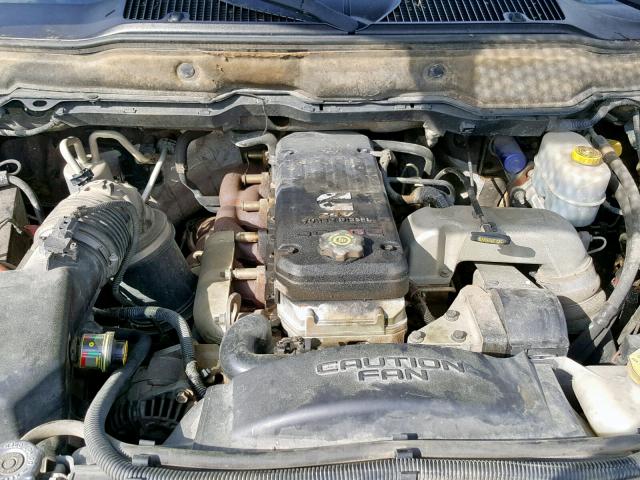 3D7KA28C73G761453 - 2003 DODGE RAM 2500 S ლურჯი ფოტო 7