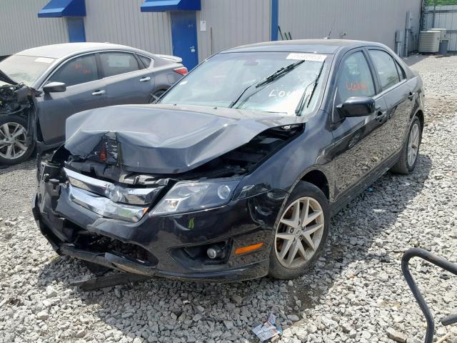 3FAHP0JA4CR433224 - 2012 FORD FUSION SEL BLACK photo 2