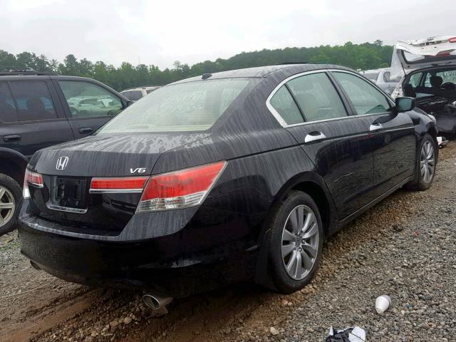 1HGCP3F85CA027895 - 2012 HONDA ACCORD EXL BLACK photo 4