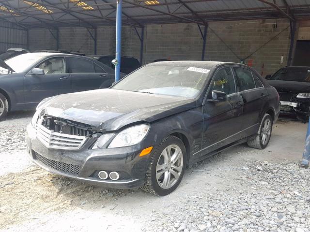 WDDHF5GB8BA293381 - 2011 MERCEDES-BENZ E 350 BLACK photo 2