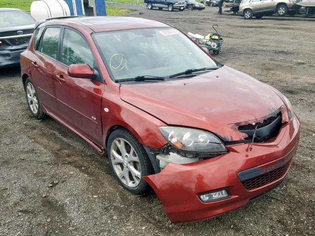 JM1BK344691248780 - 2009 MAZDA 3 S RED photo 1