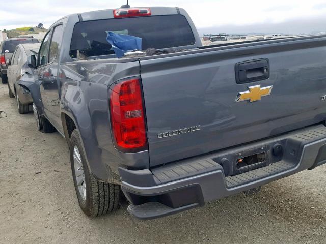 1GCGSCEA3K1108525 - 2019 CHEVROLET COLORADO L GRAY photo 3