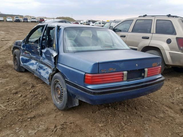 1G1LT53G1MY183807 - 1991 CHEVROLET CORSICA LT BLUE photo 3