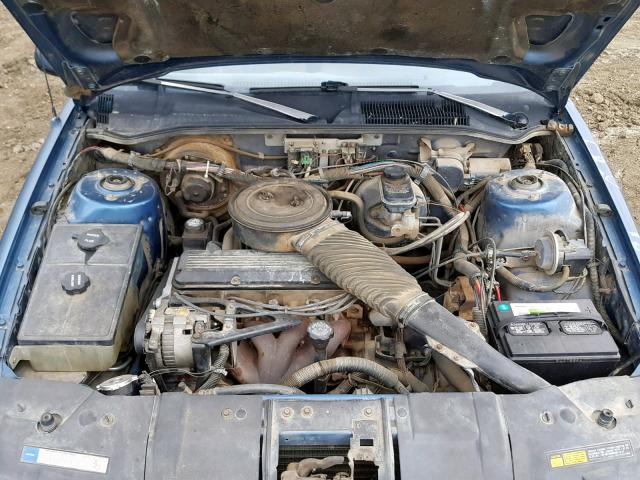 1G1LT53G1MY183807 - 1991 CHEVROLET CORSICA LT BLUE photo 7