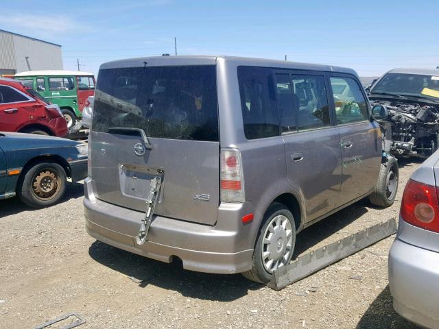 JTLKT324764041832 - 2006 TOYOTA SCION XB 银色 照片 4