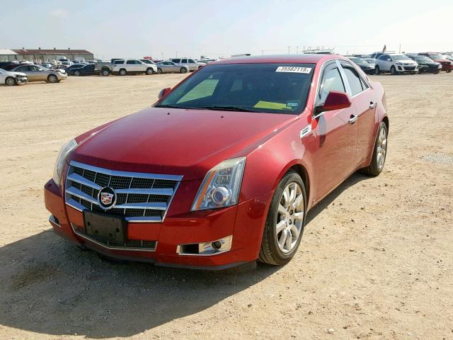 1G6DT57VX90107757 - 2009 CADILLAC CTS HI FEA BURGUNDY photo 2