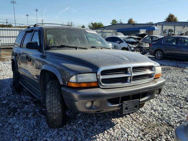 1D4HS48N33F629888 - 2003 DODGE DURANGO SL GRAY photo 1