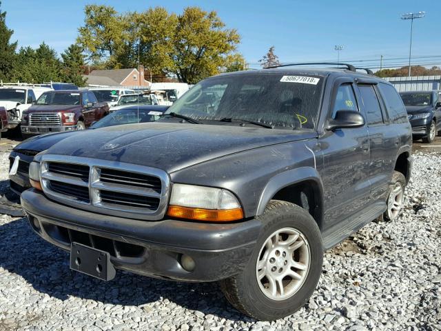 1D4HS48N33F629888 - 2003 DODGE DURANGO SL GRAY photo 2