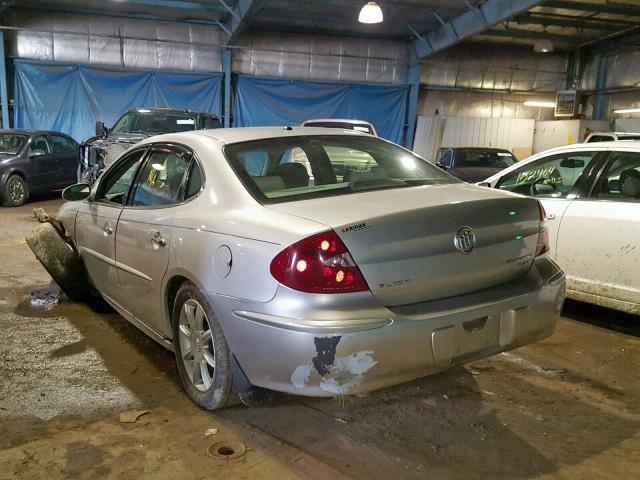 2G4WE587761214664 - 2006 BUICK LACROSSE C SILVER photo 3