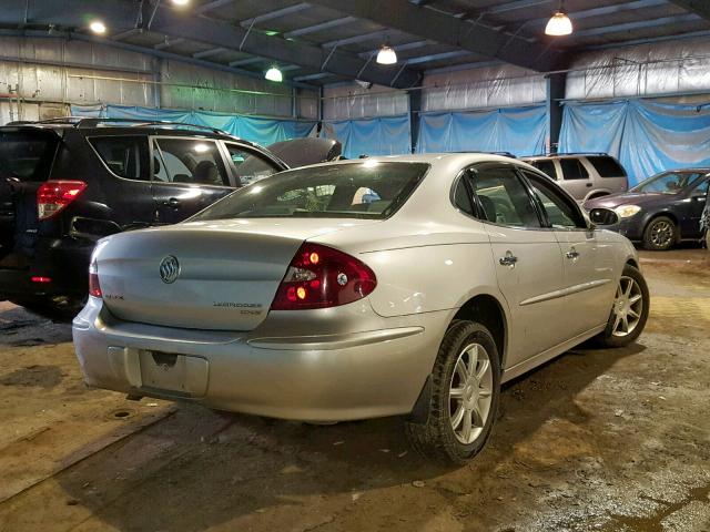 2G4WE587761214664 - 2006 BUICK LACROSSE C SILVER photo 4