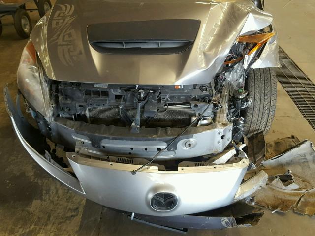 JM1BL1H41A1336510 - 2010 MAZDA SPEED 3 GRAY photo 9