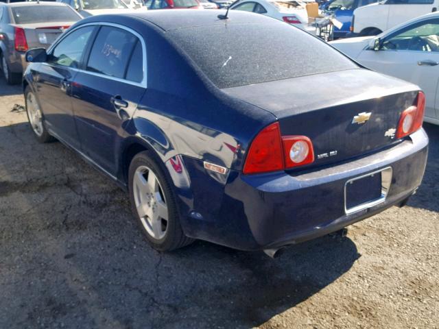 1G1ZJ57729F210090 - 2009 CHEVROLET MALIBU 2LT BLUE photo 3