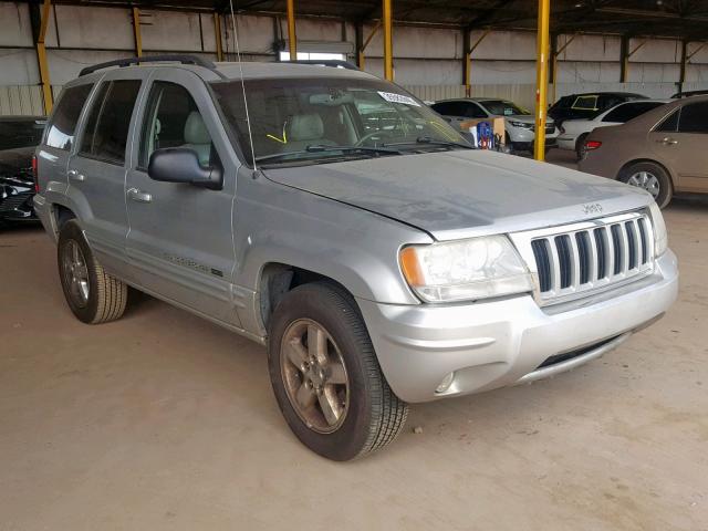 1J4GX58N84C139802 - 2004 JEEP GRAND CHER SILVER photo 1