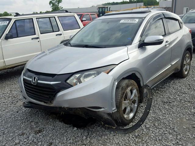 3CZRU5H56GM723460 - 2016 HONDA HR-V EX SILVER photo 2