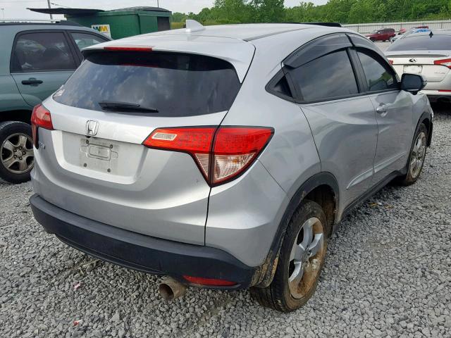 3CZRU5H56GM723460 - 2016 HONDA HR-V EX SILVER photo 4