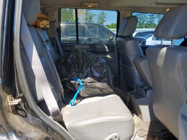 1J8HG48K06C245618 - 2006 JEEP COMMANDER 黑色 照片 6