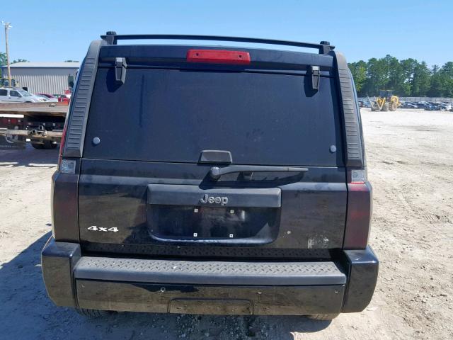 1J8HG48K06C245618 - 2006 JEEP COMMANDER 黑色 照片 9