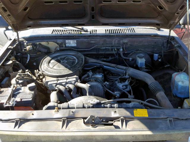 JM2UF3139H0176773 - 1987 MAZDA B2200 CAB GRAY photo 7