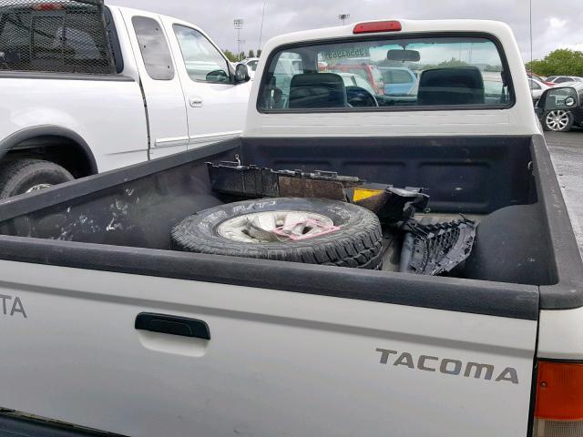 4TAPM62N8WZ005719 - 1998 TOYOTA TACOMA WHITE photo 6