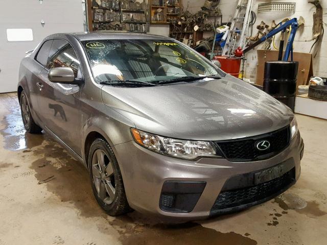 KNAFU6A20C5568786 - 2012 KIA FORTE EX CHARCOAL photo 1